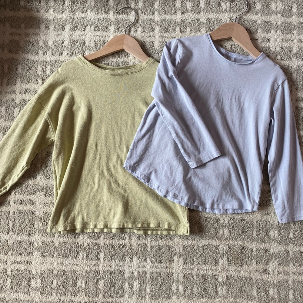 ZARA GIRLS LONG SLEEVE T-SHIRTS SIZE 7